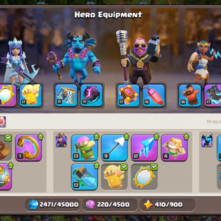 💫[ TH-15 NEAR MAX ]💫5'000 GEMS || 11X EPIC EQUIPMENT || DEFENCES MAX - WALLS MAX || HEROS: 82-82-69-63-40 ||  - Image 5