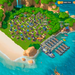 🔥PREMIUM🔥Level 62 | HQ-23 | VP-536 | PW-296 | 8x Landing craft-23 | Gunboat-22 | Good Heros & Resource | Android & iOS - Image 2