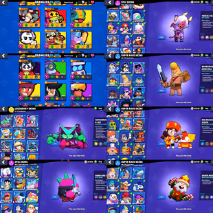 92k TROPHIES 🌟 RARE OLD SKINS🌟 55 MAX POWER BRAWLER | 99 BRAWLER UNLOCK | 37 HYPERCHARGE | 315 SKIN | INSTANT DELIVERY - Image 5