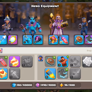 TH 18 ! 5 Epics ! TH 17 Max Walls ! Heroes K-93 AQ-96 MP-40 GW-56 RC-32 ! Namechange 500 ! TownHall Level 18 - Image 6