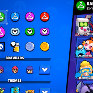  STAR BUSTER SHELLY SKIN 76 Brawlers  11 Hypercharged 14 TOTAL MAX  25000 Trophies 130 Skins  Mythic Skins  - Image 5
