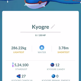 RARE CANDY XL💎 ZAMZENTA GROUDON KYGORE 💎 51 LEGENDARY [] LEVEL 46 [] 8  SHINY [] RENAME AVAILABLE [] INSTANT AVAILABLE - Image 3
