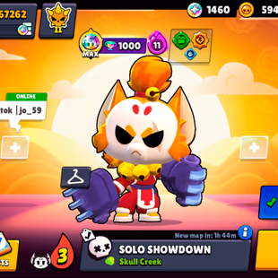 11 TITLES | 364 SKINS | 67.300 TROPHY | 99 BRAWLERS | 44 HYPERCHARGED | 48 MAXED BRAWLERS | 7 BUFFIES - Image 2