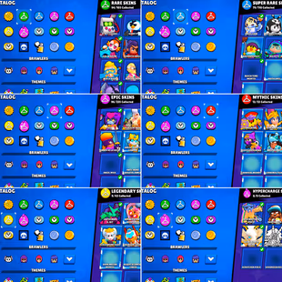 🔥PREMIUM 50K TROPHY🔥 42X MAX BRAWLER | 41X HYPERCHARGE | 298 SKINS | FREE NC | CHECK PHOTOS | INSTANT DELIVERY | - Image 6