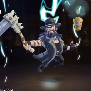 Rare🔥[UnderTaker Warden]💎24Sceneries | 25Heros | Th 18 Semi Max | Nc At 1500Gems | Epic Equipments | Instant Delivery| - Image 1