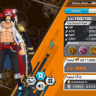 [4186][ ANDROID ONLY ] 10 EX - HB 61 - Nusjuro + Blackbeard + Light Luffy + Roger Dark + 2 Roger + Whitebeard + Kuzan  - Image 7