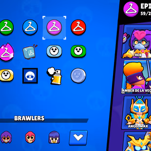 🔥44k Trophies🔥 || 25 Max || 16 Hyper || 204 Skins || 87 Brawlers Unlocked || Cheapest Account - Image 6