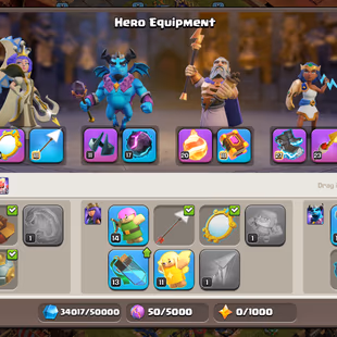 BEST DEAL | TH18 CLOSE MAX | WASTELAND SCENERY | GG-MAX!EB-MAX | HERO-105-105-70-76-50 | 229-XP| NICE SKINS-SCENERY  - Image 6