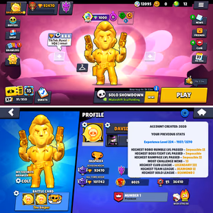 99/99 MAXED BRAWLERS!!! 92K Trophies LVL224 | 99/99 Brawlers | 99 Max Brawlers - 73 Hypercharge | 324 Skins | 929 Pins  - Image 3