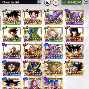 B85-IOS+Android-Good Account-LR Vegito-12 UL(SS Goku+SS4 Vegeta+Zamasu+Vegito)+42 Legends+Good Equipment+Many Good Team - Image 5