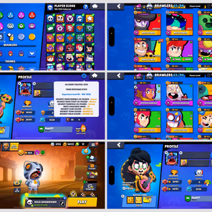 CR + BS | 2019 Account | 20101 Trophies | Mythic Skin | 89 Skins | 10 BS Max | 18 Max Win Streak | 65 Brawlers | Instant - Image 2
