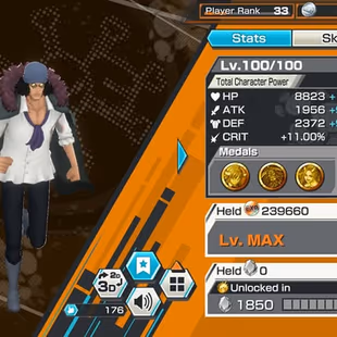 [4169][IOS+ANDROID] 6 EX - 4 MAX - Sabo + Kuzan + Akainu + Roger + Shanks Light + Zoro , Support 146 , Good Medal  - Image 5