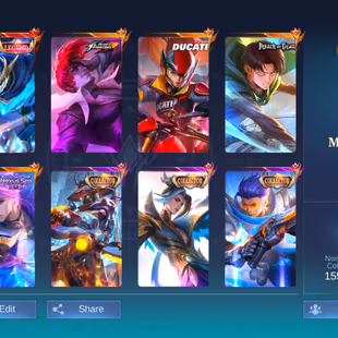 RARE HYPER MAGE MM ACCOUNT || 2 LEG 12 GRAND 15 EXQUISITE || MEGA COLLECTOR 5 || EX 111 || 482 SKIN || RARE SKINS - Image 2
