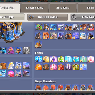 🔥15x sceneries🔥 || 66 Skins || Th18 || Xp-266 || High Epic Equipment || 6 Builders || NC 1k Gems || Almost Max - Image 3