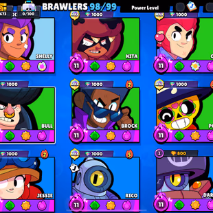 🔥TROPHIES 82673 🔥 BRAWLERS 98 [] MAX BR 45 [] HYPER 37 [] SKINS 363 - Image 7