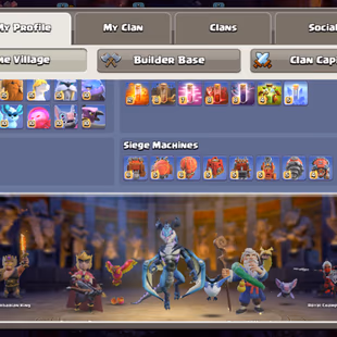 🔥HERO 60X SKIN COSMIC SCENERY🔥TH18 MAX PROFILE !280-XP WAR STAR-5839! EQUIPMENT 33 MAX!! 4 DIGIT RANK! LEGEND 16K CUPS - Image 4