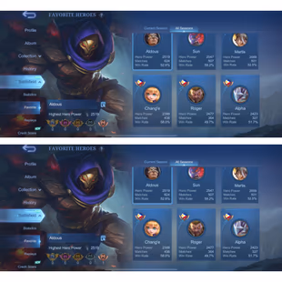 MOONTON | LV 133 | 2X EPIC RECALL | LEGEND FRANCO - TRANSFORMER ROGER - CC PARSHA - 10 LB | HERO131 | SKIN 385 | BP 456K - Image 4