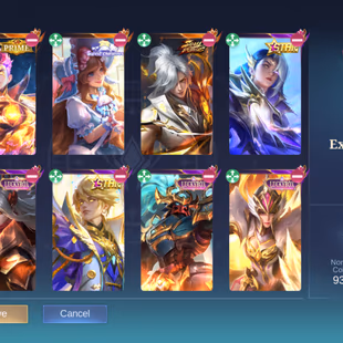 PL468|Lvl 86|EXALTED II|394 SKIN|ALL EMBLEM MAX|FRANCO LEGEND|2 SANRIO|KARRIE KISHIN|ANGELA ASPIRANTS|ARGUS STARWARS|AAM - Image 6