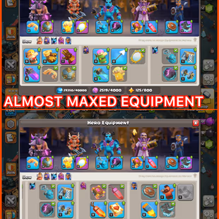 24] 🎯SUPER TH 15] 23 EQUIPMENTS 👹LOADED HIGH SEAS SCENERY LOADED | 3122 GEMS  760 CWL MEDALS AND LOTS OF MAGIC ITEMS - Image 5