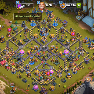 LEGED RANK 🎄 TH18 MAX | 5.1K-WS 🎄 SB-MX!AF-MX!MM-MX!RS-MX!EB-MX | HERO-105-105-95-80-55 | CLASH OF D | 250-XP | SKINS - Image 1