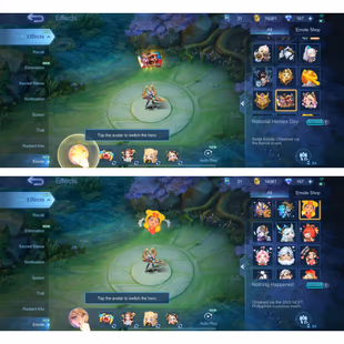 MOONTON | LV 86 | DM 167 | SANRIO FLORYN - LUCKYBOX KARINA - COVENANT LESLEY - CC NATA | HERO 84 | SKIN 179 | BP 16K - Image 7