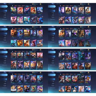 MOONTON | LV 152 | ⭐3X LEGEND - 3X KOF - ASPIRANTS FANNY - SANRIO CLAUDE AND FLORYN⛄ | HERO 131 | SKIN 486 | BP 553K - Image 6