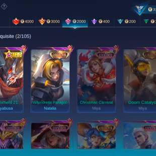 ML  587 Legend Granger Star Hayabusa 19 Dulex dragon shiryu Chou pegasus Badang Gaara Vale Epic Grock 3 emblem max - Image 7
