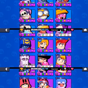 🔥108K HIGHEST TROPHY|🌟FULL MAX ACCOUNT|MYTHIC 1|99 MAX|97 HYPER|19K COINS|430 SKINS|102 RARE|163 EPIC|OLD BRAWL PASSES - Image 3