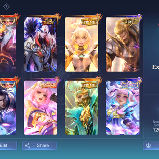 🔥HYPER BASED PREMIUM ACCOUNT🔥LEVEL 145|| LEGEND 2 || GRAND 8 || EXQUISITE 15 ||  EXALTED 2 || SKINS 431 || HEROS 130 - Image 2
