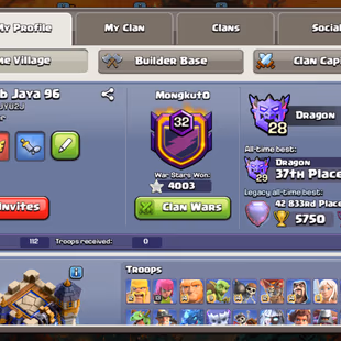 DECORATED!! TH18 CLOSE MAX!! LEGENDARY SCENERY!!261-XP GG/MAX SB/MAX FA/MAX MM/MAX FB/MAX HT/20 RS/MAX EB/MAX!! NC-500  - Image 6