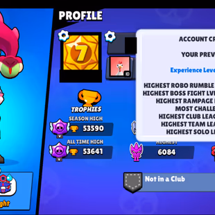 9 TITLES | 289 SKINS | 53.600 TROPHY | 97 BRAWLERS | 27 HYPERCHARGED | 29 MAXED BRAWLERS | 6 BUFFIES - Image 6
