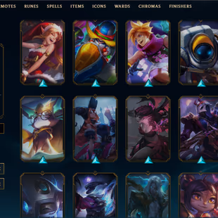 SEVER [ LAS ] -302 LVL  - LAST GOLD  - 114 SKINS - FULL CHAMP [ 1389 BE - 19 RP ] - FULL ACCESS  - Image 4