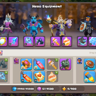Th15 Both Side Max [1700-Cwl Medel] | Hero-90-90-65-40 | Equipment-14-Epic Almost Max | XP-254 | Defence Wall Max - Image 6