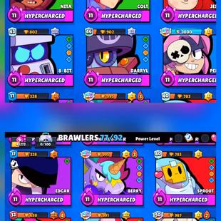 B56 & 23 Max Brawler | 12 Hypercharged | 77 Unlock | 133 Skin | 41k Trophy | Full Access | - Image 3