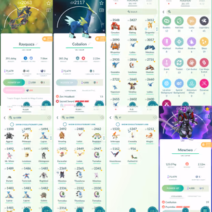 1951 Level 41 Shundo Cresselia Armored Mewtwo x4 tradeable Shiny Rayquaza Shiny Bulbasaur Pikachu Visor - Image 3