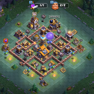 🎄2400 WAR STAR🎄TH 15 NEAR MAX ACCOUNT| HERO 82-86-53-60-34-3| 6 EPIC Equipment | GOOD BUILDER BASE | HERO SKIN MAGIC I - Image 7