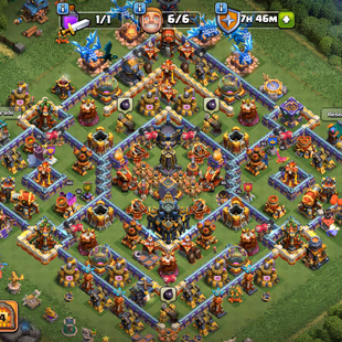 🌟BEST OFFER🌟TH 17! RED DEFENCE | HIGH HEROS 95-100-77-70-45 | 14 EPIC EQUIPMENT 6 EPIC LVL-20 NC-YES BUILDER BASE MAXD - Image 2
