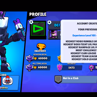 BP SEASON 47 | VIRUS 8-BIT | 285 SKINS | 60.000 TROPHY | 99 BRAWLERS | 23 HYPERCHARGED | 39 MAXED BRAWLERS | 3 BUFFIES - Image 6