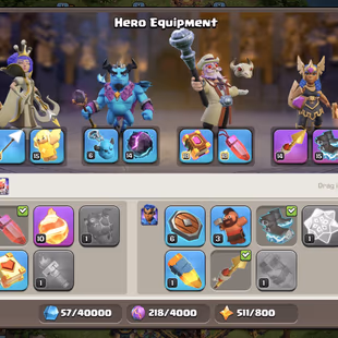 || Xp145 th 14 account|| Royel champion max || Wall max|| 7Epic equipment|| Name change Available|| Cwl medel 269 ||  - Image 8