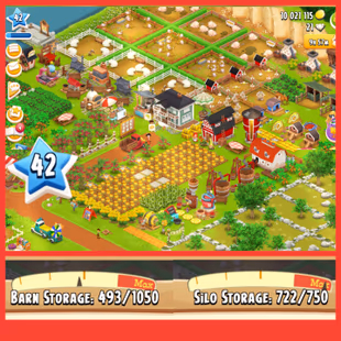 🌾Level 42 | Coin:10.000.000 | Barn:1050 Silo:750 | Instant Delivery | 📸Matches Pictures - Image 2