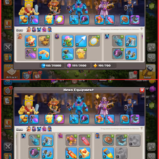 🎯SUPER TH15 - 20 EQUIPMENTS LOADED 👹 1902 RAID MEDALS GOOD LABORATORY AND DEFENCES  BH 10 HEROES 61-76-46-37-27  - Image 7