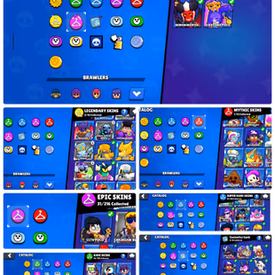 RARE - MATCHERINO PIN  || 22K TROPHIES || 6 HYPER , 5 MAX BRAWLERS ||  67/101 BRAWLERS || 80 SKINS EMOTES & SPRAYS  - Image 3