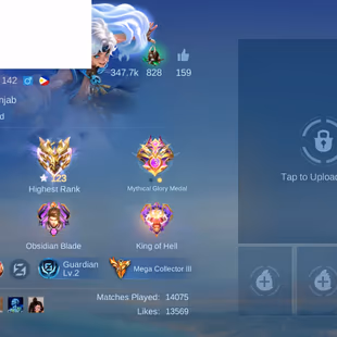 [IOS/ANDROID] CEL LVL 142 | 132 HEROES | 550 SKINS | MEGA 3 | COLLAB | 3 LEGEND - 5 RARE COLLECTOR LAPU ARLOTT POPOL -  - Image 4