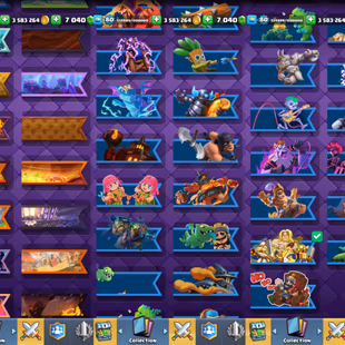 US Local | KT 16 | 21 Level 16 Cards n 121 Elite Cards | 42 Tower Skins | 240 Excluisve Emotes | Cool Banners | 38 Evos  - Image 5
