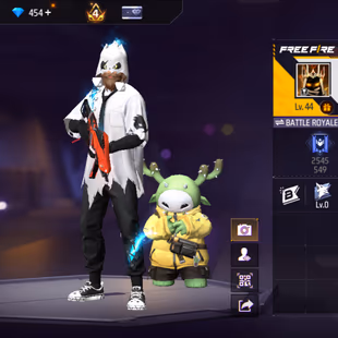 X215|Lvl 44|43 CHARACTER|52 COSTUME|23 VEHICLE|83 WEAPON(6 EVO+17 MYTHIC)|M1014 Scorpio Lv.4|Mp40 Predator Lv.3|BRASS KN - Image 2