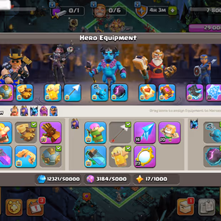 🔥TH 18 Max 🔥5x Heroes Max | 4x Epic Max [New Epic RC lvl 23] Max Walls | War Star 4.5K | Rare Scenery | Quick Access - Image 7