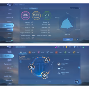 MOONTON | LV 88 | ⚡RECALL THUNDER EFFECT⚡ | BLAZING LAYLA - SPONGEBOB CYCLOPS - M7 GRANGER | HERO 104 | SKIN 152 | BP 7K - Image 3