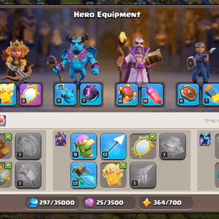 ❗[ TH-13 NEAR MAX ]❗SPIKY BALL [MAX] || G.GUANTLET [16] || HEROS: 63-66-38-45-12 || NEAR MAX DEF - TROOPS - Image 6