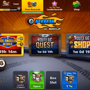 RARE LEVEL 596 | 88CCP | High Level | 880 Million Coins | 17 Legendary Cues | Miniclip Only | Unlimited Password Change  - Image 2