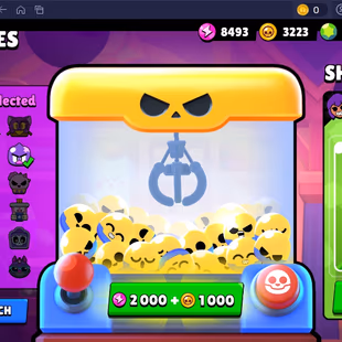 281 SKINS | 38 HYPERCHARGED | MERCHANT GALE | 74.812 TROPHIES | 96 BRAWLERS | 48 MAX BRAWLERS | 1 BUFFIES  - Image 3